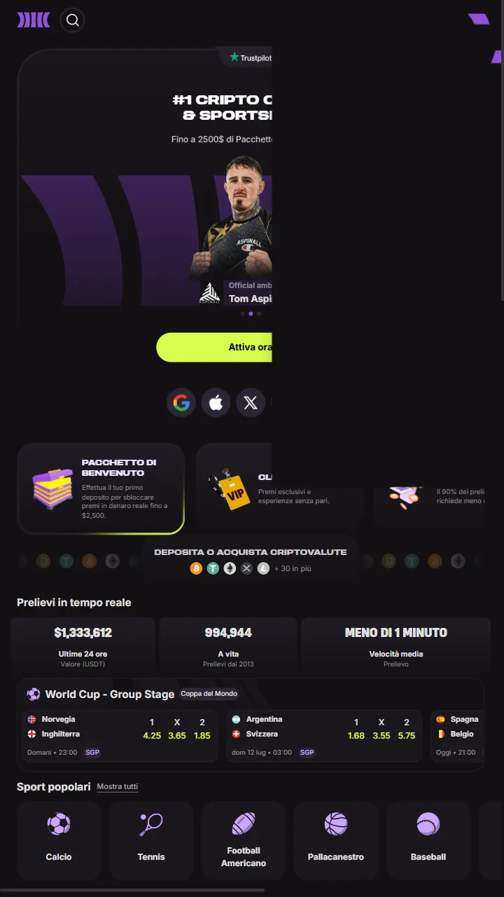 Captura 1 de Cloudbet